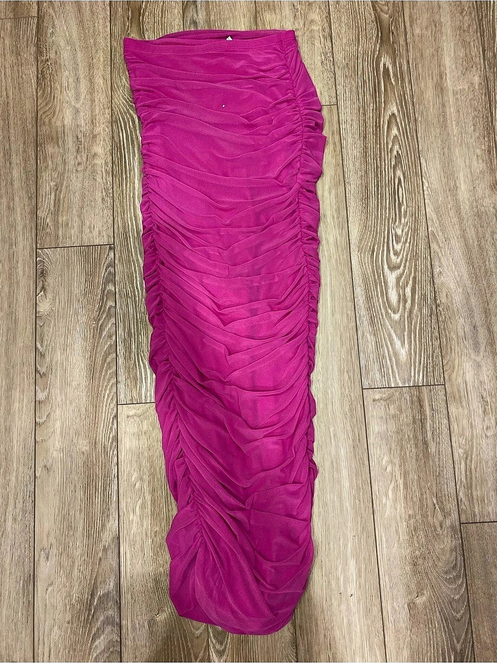 Good American Mesh Ruched dress